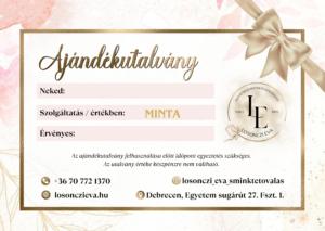 Prémium arckezelések és szépségápolási szolgáltatások online megvásárolható ajándékutalványa