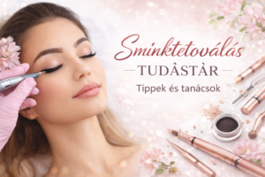 sminktetoválás kezelés és utóápolás kozmetikai szalonban